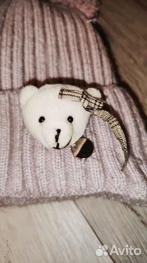 Зимняя шапка и снуд на девочку 4-6 лет