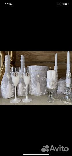 Свадебные аксессуары на стол