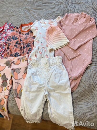 Бронь Пакет вещей на девочку 86 (16 шт.)