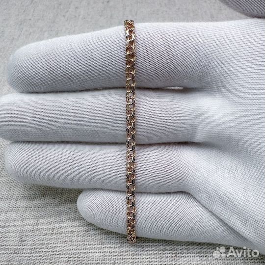 Браслет. Плетение «Бисмарк». Размер 19,5, №Z525459