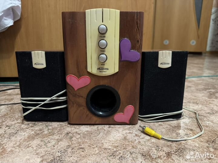 Сабвуфер и колонки