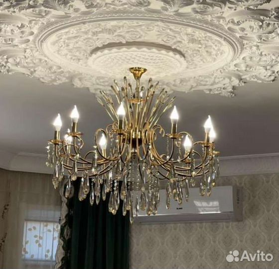 Люстра хрусталь новая люстры
