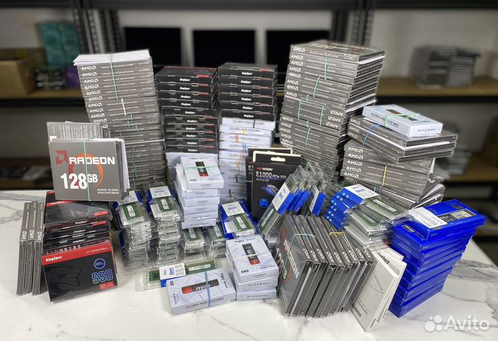 SSD новые оптом, оперативная память, CPU