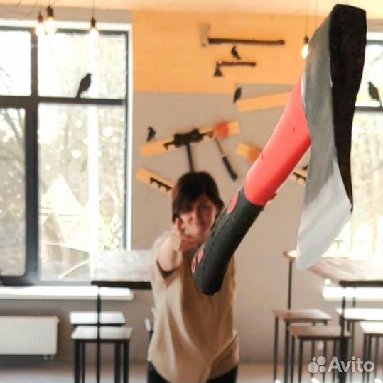 Метание топоров в Калининграде