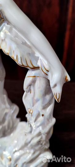 Статуэтка балерина аист дфз Вербилки фарфор СССР