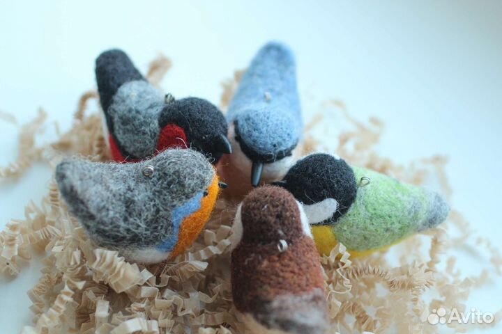 Ёлочные игрушки Птички