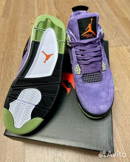 Кроссовки Nike Air Jordan 4 Canyon Purple Lux