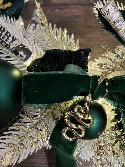 Венок новогодний Гарри Поттер 35см