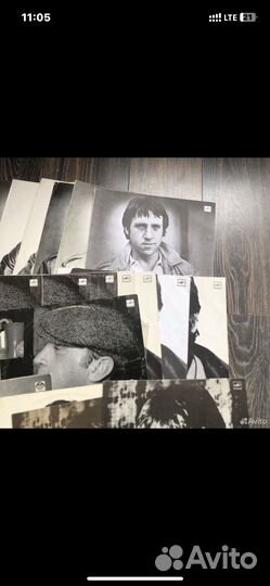 Высоцкий 1-21 пластинки СССР