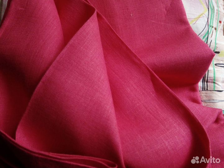 Отрез ткани Лён натуральный