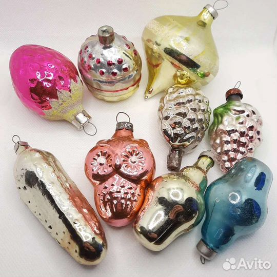 Елочные игрушки СССР фигурки