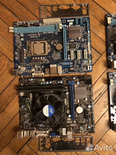 Материнские платы gigabyte, msi (1155)