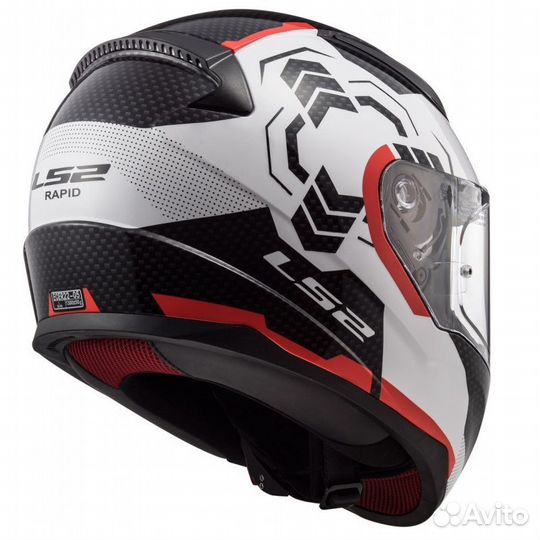 Мотошлем LS2 FF353 rapid ghost