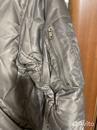 Бомбер теплый соеганый ASOS design