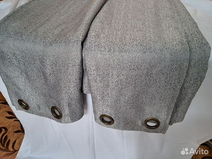 Шторы меланж на кольцах