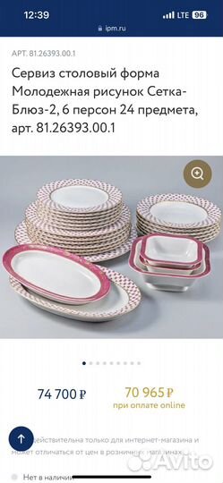 Сервис Императосркий фарфор