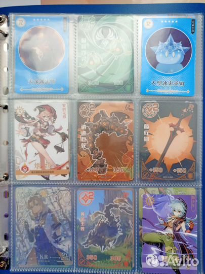 Коллекционные карты Genshin Impact