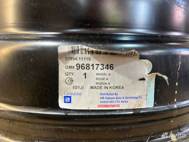 Диски R15 Chevrolet Lacetti