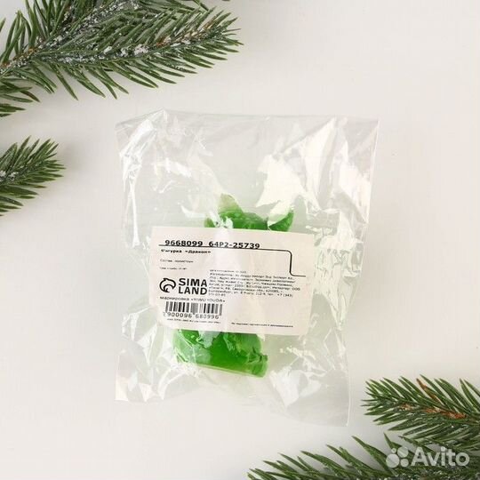 Фигурка полистоун 'Дракон', 4,7 х 5,5 см