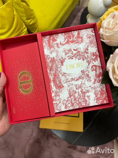 Dior набор: блокнот и конверты