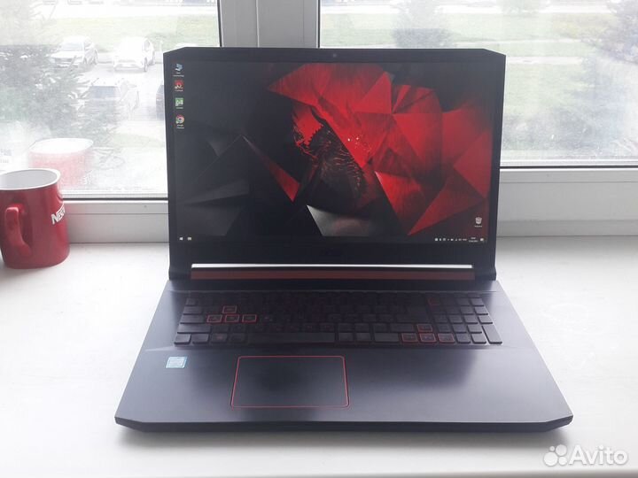 Игровой Acer Nitro 5/i7 9gen/GeForce 1050/ssd+hdd