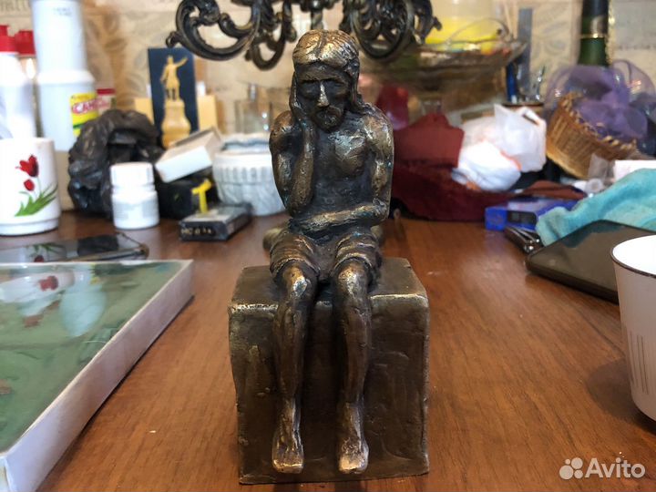Статуэтка бронза антикварная