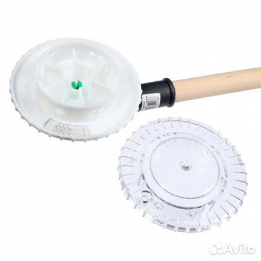 Сеялка для семян, d 12 см, пластик, с черенком