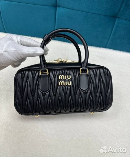 Сумка Miu Miu Arcadie черная Premium