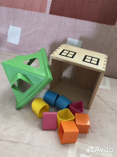 Развивающие игрушки сортер домик IKEA