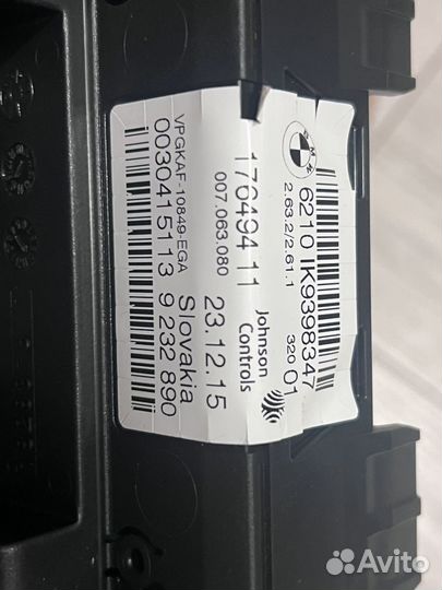 Приборная панель bmw f25 f26 бензин