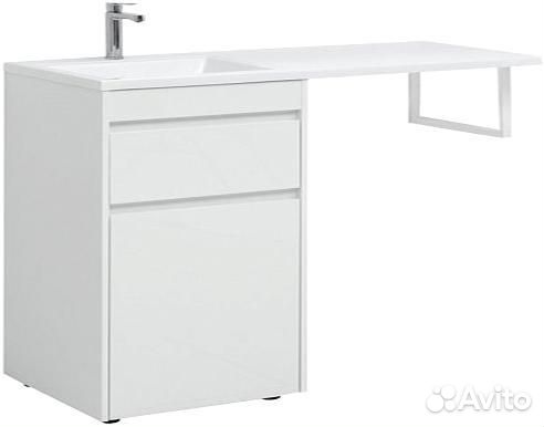 Тумба с раковиной Aquanet Токио 68 1 ящик, с белье