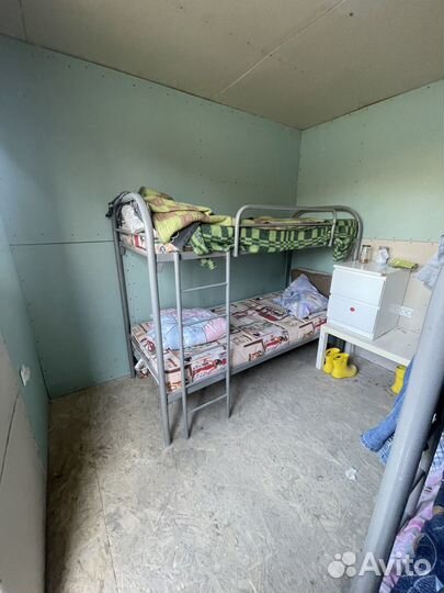 Двухярусная кровать металлическая бу