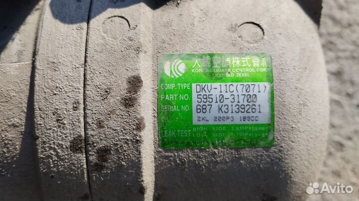 Компрессор кондиционера Ниссан Альмера классик B10