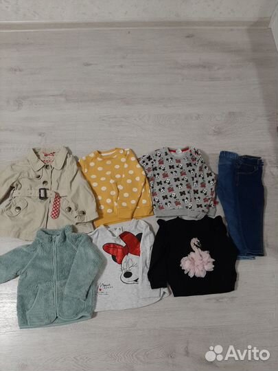 Пакет брендовых вещей на девочку