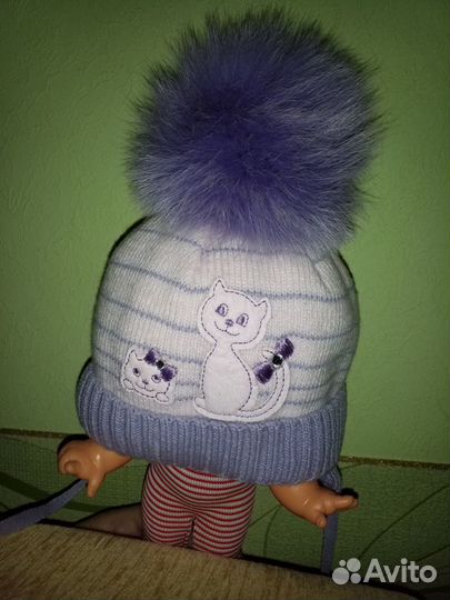 Шапка зимняя р-р 44/46