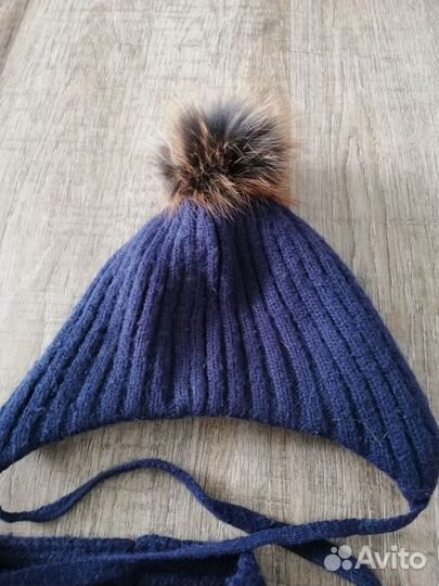 Шапка зимняя и снуд для мальчика