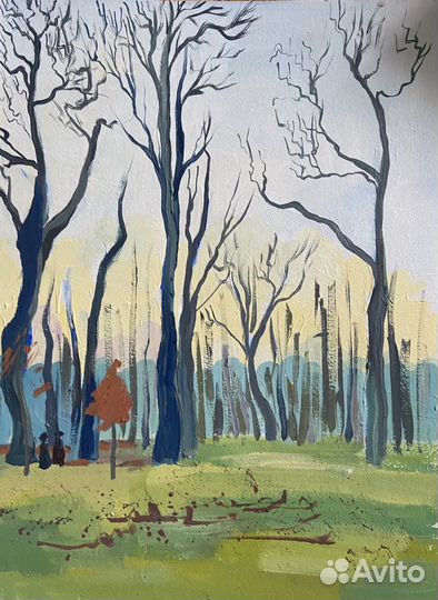 Картина маслом пейзаж