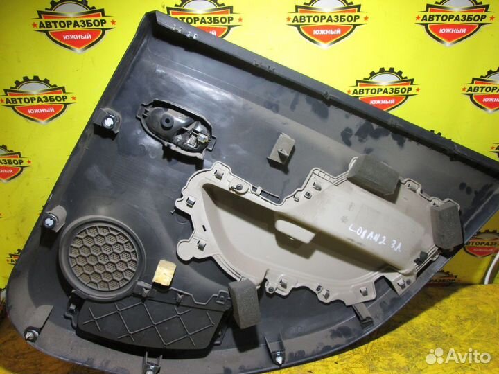 Обшивка двери задней левой Renault Logan 2