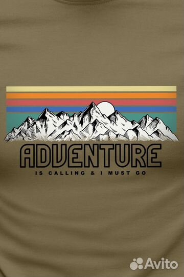 Футболка Print016 - хаки. Оптом