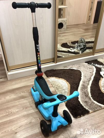Детский самокат 3в1