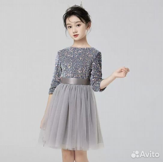 Детское нарядное платье 134 140