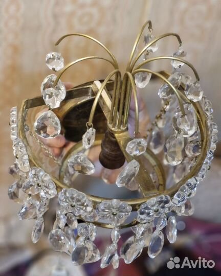 Хрустальное бра СССР