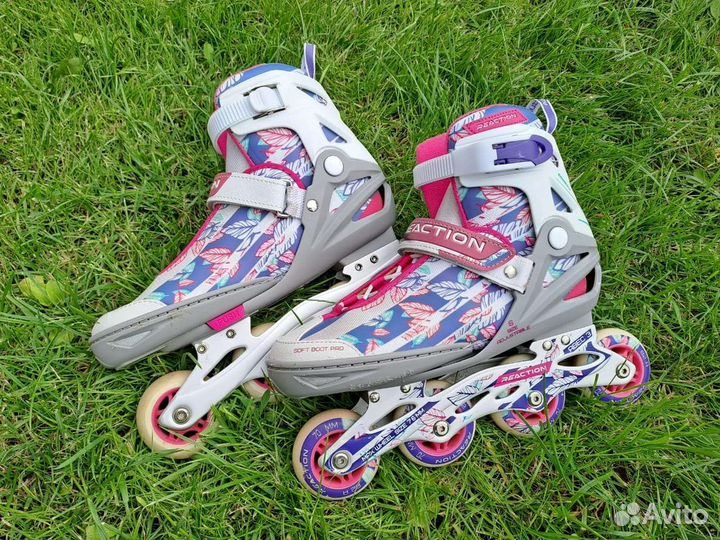 Роликовые коньки детские раздвижные