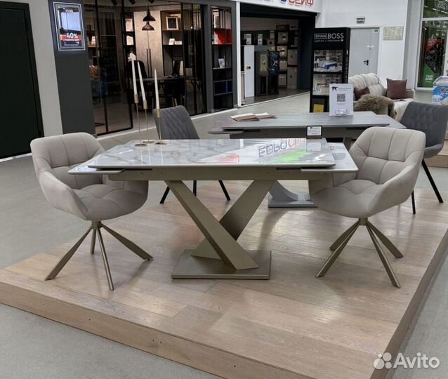 Стол из керамогранита раздвижной SKR-48724