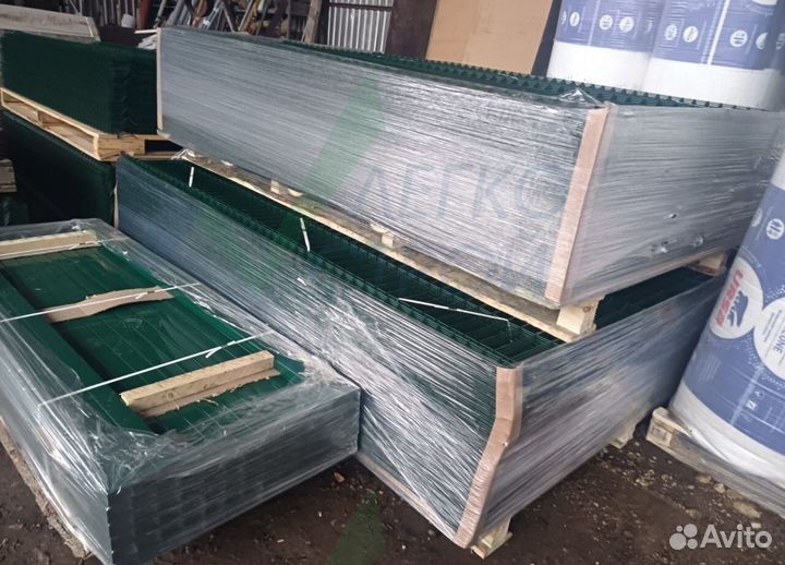 Забор сетка 3D