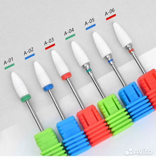 Керамические фрезы Flame для маникюра