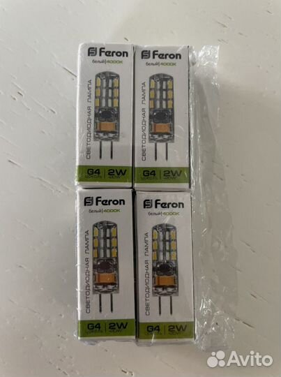 Лампа светодиодная Feron LB-420 G4 2W 4000K