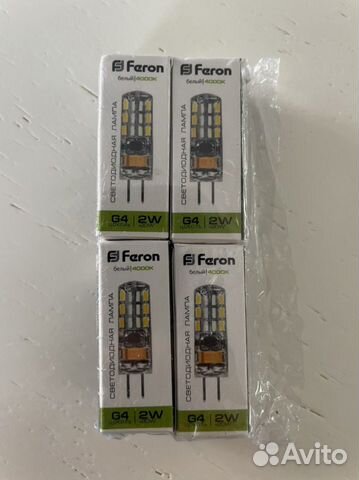 Лампа светодиодная Feron LB-420 G4 2W 4000K