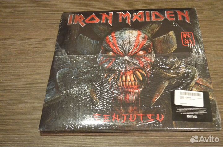 Iron maiden senjutsu 3LP черный USA Запечатан