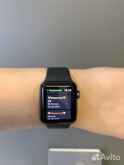 Часы apple watch 3 38 mm